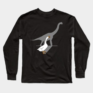 Brachiosaurus Goose Long Sleeve T-Shirt
